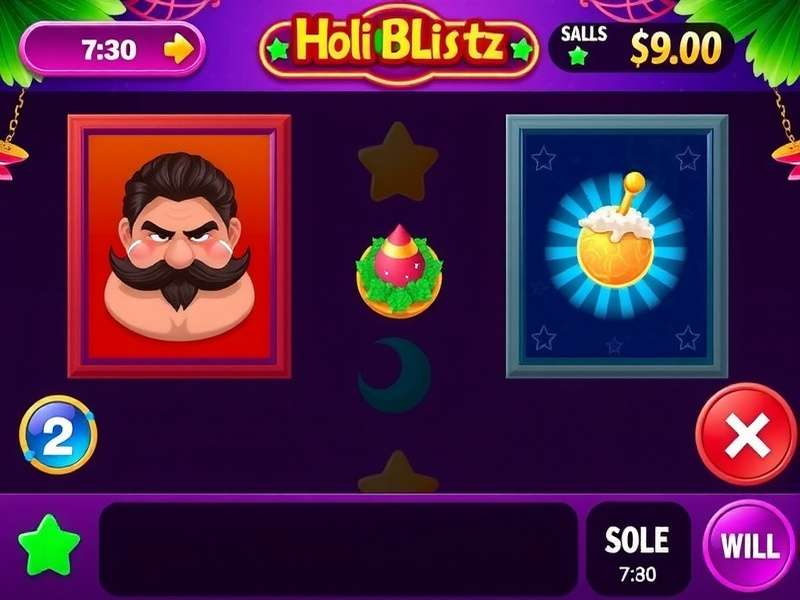 Holi Bliss Blitz Gameplay Screenshot